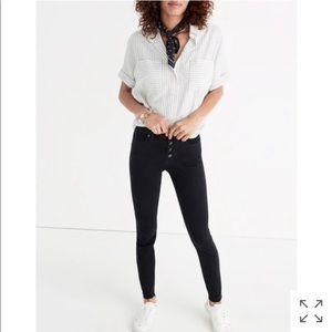 MADEWELL 9” button front jeans Berkeley wash